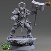 Oath of  Conquest Paladin, Cleric  | 28mm, 32mm, 54mm, 75mm Scales | 100mm Tall | Dungeons and Dragons | Pathfinder | Daybreak Miniatures - Only-Games