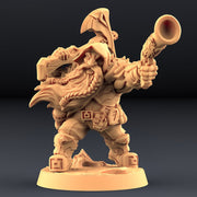 Dwarf Fighter Gunslinger Artificer | Dungeons and Dragons | 28mm,32mm Scales | 54mm, 75mm TALL| Pathfinder Mini for Painting | Artisan Guild - Only-Games