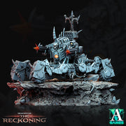 Kaus - Chaosbred Dreadnaught | 150mm Base & 130mm Base Sizes  | 28/32mm Scale | Sci-Fi Wargames TTPG Resin Miniature | Archvillain Games - Only-Games