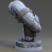 Rhinokin, Rhino-folk Warrior  Scales: 28mm, 32mm,54mm,75mm | D&D 5e Megaboss | Dungeons and Dragons | Pathfinder | Daybreak Miniatures - Only-Games