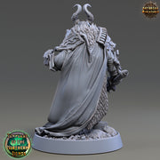 Oath of  Vengeance Paladin Unpainted Miniature | 28mm, 32mm, 54mm 75mm Scales | Dungeons and Dragons | Pathfinder | Daybreak Miniatures - Only-Games