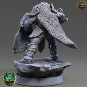 Oath of  Devotion Paladin, Cleric  | 28mm, 32mm, 54mm, 75mm Scales | 100mm Tall | Dungeons and Dragons | Pathfinder | Daybreak Miniatures - Only-Games