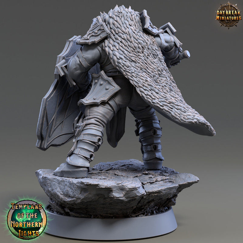 Oath of  Devotion Paladin, Cleric  | 28mm, 32mm, 54mm, 75mm Scales | 100mm Tall | Dungeons and Dragons | Pathfinder | Daybreak Miniatures - Only-Games