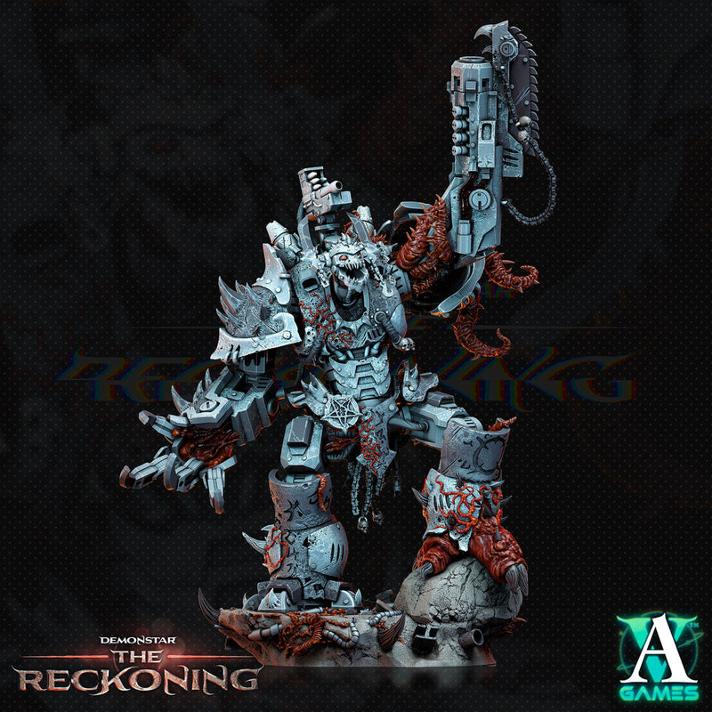 Armari Chaosbred Devastator | 65mm Base & 75mm Base Sizes  | 28/32mm Scale | Sci-Fi Wargames TTPG Resin Miniature | Archvillain Games - Only-Games