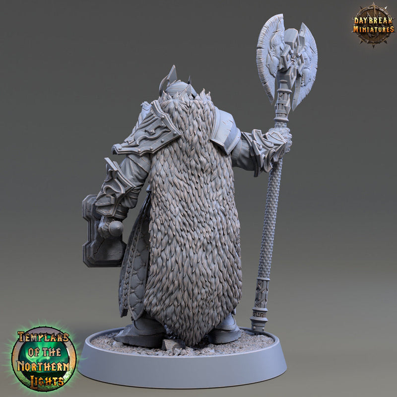 Oath of  Conquest Paladin, Cleric Unpainted Miniature | 28mm, 32mm, 54mm 75mm Scales | Dungeons and Dragons Pathfinder | Daybreak Miniatures - Only-Games
