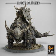 Chaos Knight on Armored Muscular Beast, Oathbreaker Paladin |  Dungeons and Dragons 5e  | 28mm,32mm,54mm,75mm Scale | Pathfinder | - Only-Games