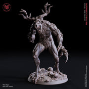 Wendigo Fey Flesh Eater Monstrosity | 70mm tall | 28mm,32mm, 75mm scale | Miniature | Dungeons and Dragons | Clay Cyanide | - Only-Games