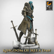 High Elf Lord Paladin, Moon Elf,  Eladrin  Unpainted Miniature | 28mm, 32mm,54mm,75mm, 100mm Scales | Dungeons and Dragons | Pathfinder | - Only-Games