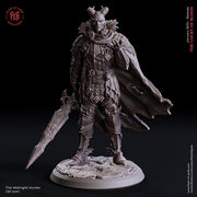 Tiefling Warlock Hexblade, Fighter, Ranger, Blood Hunter | 28mm, 32mm,75mm Scales | 100mmTall | Player Character Mini-D&D 5e | Flesh of Gods - Only-Games