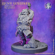 Dwarf Fighter Paladin Great Axe | Dungeons and Dragons Resin Figure Miniature | 28mm,32mm,75mm Scales | Pathfinder Mini for Painting | - Only-Games