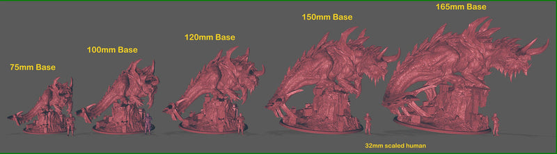 Titan Tarrasque (NEW)  Lord of The Print | Gargantuan Monstrosity| 220mm Tall and longer, 165mm Base | Resin | Dungeons and Dragons | DnD 5e - Only-Games