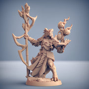 Dragonborn Wizard Sorcerer, Battle Mage | 28mm, 32mm, 54mm, 75mm Scale Resin Miniature | Dungeons and Dragons 5E | Pathfinder | - Only-Games