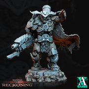 Armari Headhunters - Chaos Lord | Sci-Fi Miniature SpellJammer| 28mm,32mm Scales | 54mm, 75mm TALL | Resin Mini Unpainted |Archvillain Games - Only-Games