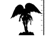 Saraula Fallen Angel Demon|28mm, 32 mm,54mm,75mm,100mm Scale |  Resin Miniature | Dungeons and Dragons | Pathfinder | D&D 5e | Clay Cyanide - Only-Games