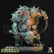 Wererat in Heavy Armor w/ Mace and Chain Barrel | Resin Miniature | Dungeons and Dragons | 28mm,32mm,75mm Scales | Pathfinder ratfolk |D&D - Only-Games
