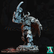 Armari Headhunters - Chaos Lord | Sci-Fi Miniature SpellJammer| 28mm,32mm Scales | 54mm, 75mm TALL | Resin Mini Unpainted |Archvillain Games - Only-Games