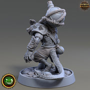 Wererat Artificer, Ratfolk, Ratman |Resin| Dungeons and Dragons 5e | 28mm,32mm,54m,75mm Scales | Pathfinder D&D | Daybreak Miniatures - Only-Games