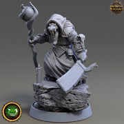 Wererat Warlock Wizard, Ratfolk, Ratman |Resin| Dungeons and Dragons 5e | 28mm,32mm,54m,75mm Scales | Pathfinder D&D | Daybreak Miniatures - Only-Games
