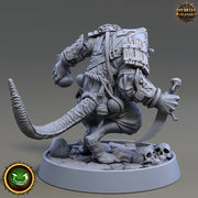 Wererat Assassin Rogue, Ratfolk, Ratman |Resin| Dungeons and Dragons 5e | 28mm,32mm,54m,75mm Scales | Pathfinder D&D | Daybreak Miniatures - Only-Games