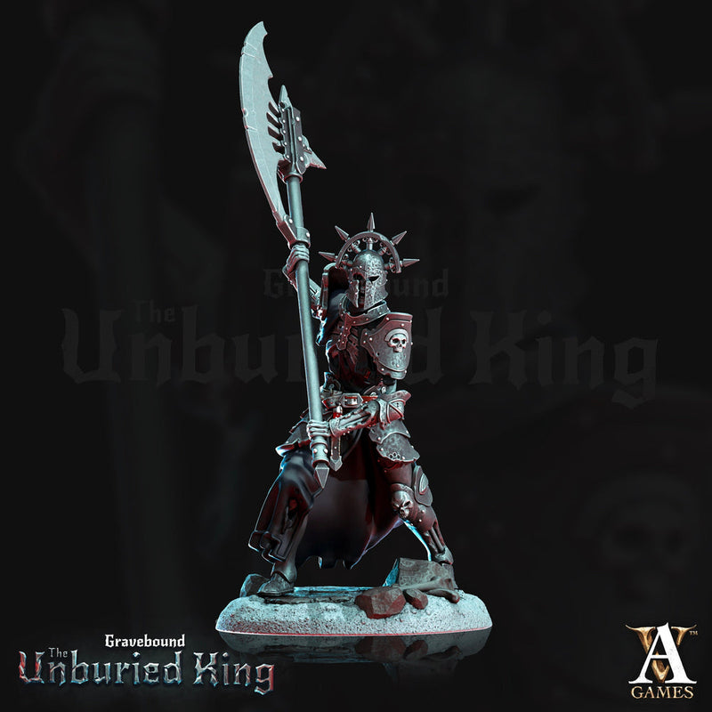 Undead Knight, Death Knight, Undead Paladin | 28mm, 32mm, 54mm ,75mm Scale | Dungeons and Dragons Miniatures | Pathfinder| Archvillain games - Only-Games