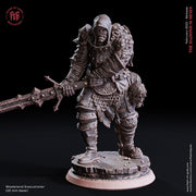 Oathbreaker Paladin, Undead Chaos Dark Knight Miniature | 28mm, 32mm, 54mm, 75mm Scales | Dungeons and Dragons | Pathfinder | Flesh of Gods - Only-Games