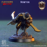 Kenku, Raven Folk Aarakocra  Rogue, Assassin, Ranger | 28mm, 32mm,54mm,75mm Scale Resin Miniature | Dungeons and Dragons | Clay Cyanide - Only-Games