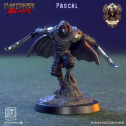 Kenku, Raven Folk Aarakocra  Rogue, Assassin, Ranger | 28mm, 32mm,54mm,75mm Scale Resin Miniature | Dungeons and Dragons | Clay Cyanide - Only-Games