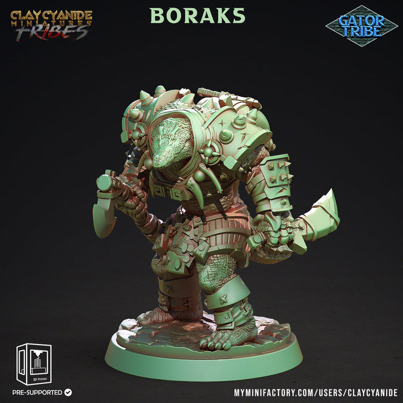 Crocodilian Fighter, Lizardfolk Lizardman mini | 28mm, 32mm, 75mm,100mm Scale Resin Miniature | Dungeons and Dragons Miniatures| Pathfinder - Only-Games