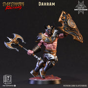 Tiefling Oathbreaker Paladin Chaos Knight | 28mm, 32mm,54mm, 75mm, 100mm Scales | Dungeons and Dragons |Pathfinder | Clay Cyanide Miniatures - Only-Games