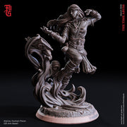 Female Human Sorcerer, Wizard, Psion, Swashbuckler PC NPC | 28mm, 32mm,54mm, 75mm,100mm Scale Resin Mini |Dungeons and Dragons|Flesh of Gods - Only-Games