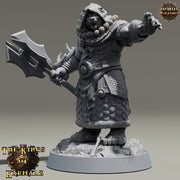 Leonin LionFolk Cleric Paladin | 28mm, 32mm, 54mm, 75mm Scales,100mm Tall | Dungeons and Dragons D&D 5e | Pathfinder| Daybreak Miniatures - Only-Games
