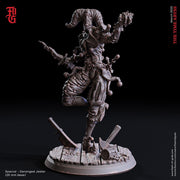Deranged Jester Rogue Thief Assassin Bard | 5 Sizes /Scale Resin Miniature | Dungeons and Dragons - Only-Games