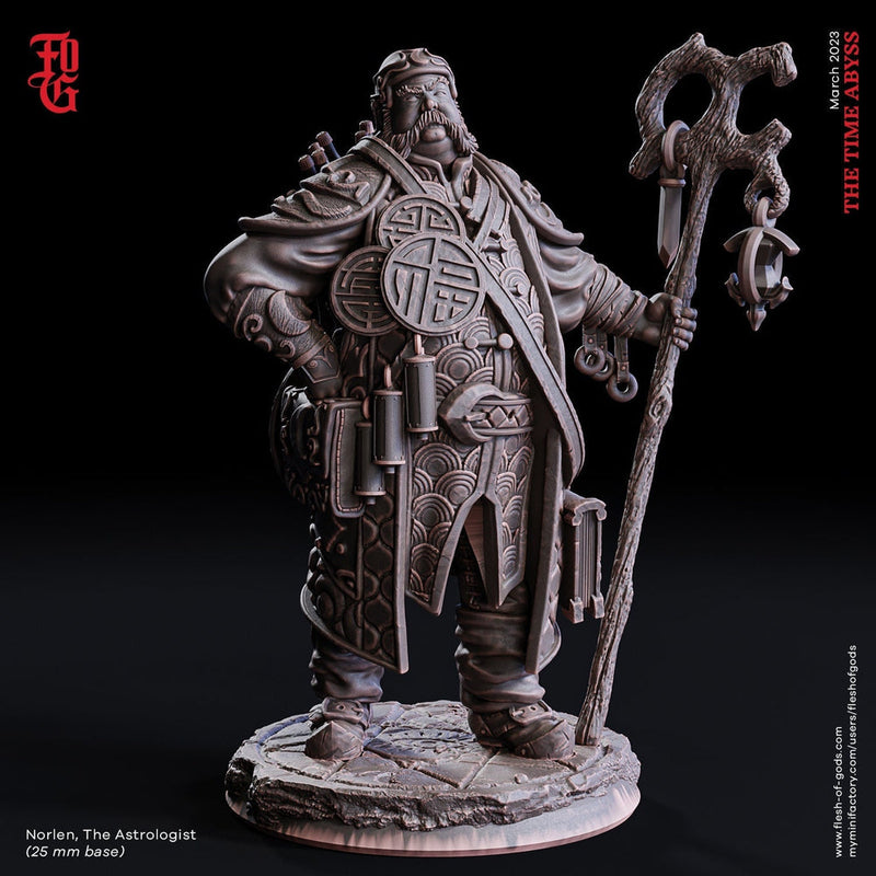 Wizard, Warlock, Sorcerer | 28mm, 32mm,54mm, 75mm, 100mm Scale Resin Miniature | Dungeons and Dragons | Flesh of Gods - Only-Games