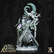 Half Elf Druid Circle of the Moon Resin Miniature | 28mm, 32mm, 75mm Scales | Dungeons and Dragons | Pathfinder | Archvillain Games - Only-Games