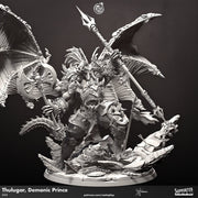 Demonic Prince Thulgar, Demon Lord, Devil | 28mm and 32mm Scale | Dungeons and Dragons 5e | Pathfinder | Figurine Mini | Cast n Play - Only-Games