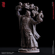 Male Dragonborn Sorcerer, Wizard, Warlock |28mm, 32mm,54mm,75mm, 100mm Scale Resin Miniature|Dungeons & Dragons |Pathfinder|Flesh of Gods - Only-Games
