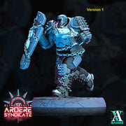 Arderite Heavy Infantry, Blind Faith, Ardere Syndicate | Sci-Fi Miniature 28mm,32mm Scales | 54mm, 75mm TALL | Resin Mini |Archvillain Games - Only-Games