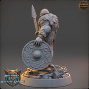 Viking Human Ranger Fighter PC NPC | 28mm, 32mm, 54mm, 75mm Scales 100mm Tall | Dungeons and Dragons | Pathfinder | Daybreak Miniatures - Only-Games
