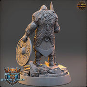 Viking Human Ranger Fighter PC NPC | 28mm, 32mm, 54mm, 75mm Scales 100mm Tall | Dungeons and Dragons | Pathfinder | Daybreak Miniatures - Only-Games