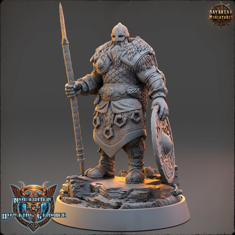 Viking Human Ranger Fighter PC NPC | 28mm, 32mm, 54mm, 75mm Scales 100mm Tall | Dungeons and Dragons | Pathfinder | Daybreak Miniatures - Only-Games