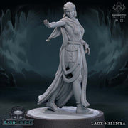 Human Female  Noble Cleric, Sorcerer | 28mm, 32mm, 54mm, 75mm Scale Resin Miniature | Dungeons and Dragons | Lady Helenya | Mammoth Factory - Only-Games