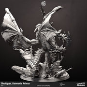 Demonic Prince Thulgar, Demon Lord, Devil | 28mm and 32mm Scale | Dungeons and Dragons 5e | Pathfinder | Figurine Mini | Cast n Play - Only-Games