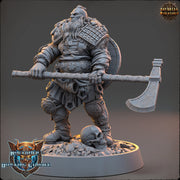 Viking Human Ranger Fighter PC NPC | 28mm, 32mm, 54mm, 75mm Scales 100mm Tall | Dungeons and Dragons | Pathfinder | Daybreak Miniatures - Only-Games