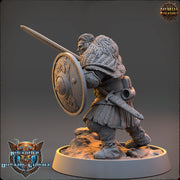 Viking Human Ranger Fighter PC NPC | 28mm, 32mm, 54mm, 75mm Scales 100mm Tall | Dungeons and Dragons | Pathfinder | Daybreak Miniatures - Only-Games