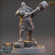 Viking Human Ranger Fighter PC NPC | 28mm, 32mm, 54mm, 75mm Scales 100mm Tall | Dungeons and Dragons | Pathfinder | Daybreak Miniatures - Only-Games