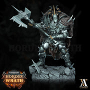 Human Chaos Fighter Oathbreaker Paladin, Unpainted Miniature | 28mm, 32mm,54mm,75mm,100mm Scales | Dungeons and Dragons | Archvillain Games - Only-Games
