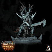 Cassandra Human Female Oathbreaker Paladin Chaos Knight Unpainted Miniature | 28mm, 32mm, 54mm,75mm Scales |Dungeons and Dragons |Pathfinder - Only-Games