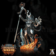 Fiend Warlock, Chaos Sorcerer | 28mm, 32mm, 54mm, 75mm, 100m, Scales | Dungeons and Dragons | Pathfinder Battle Wizard | Archvillain Games - Only-Games