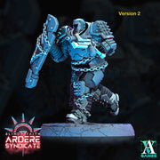 Arderite Heavy Infantry, Blind Faith, Ardere Syndicate | Sci-Fi Miniature 28mm,32mm Scales | 54mm, 75mm TALL | Resin Mini |Archvillain Games - Only-Games