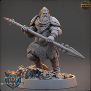 Viking Human Ranger Fighter PC NPC | 28mm, 32mm, 54mm, 75mm Scales 100mm Tall | Dungeons and Dragons | Pathfinder | Daybreak Miniatures - Only-Games
